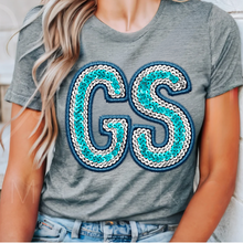 Load image into Gallery viewer, GS  Faux Sequin Tee|Sweatshirt
