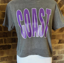 Load image into Gallery viewer, COAST Purple Stretch Tee|Sweatshirt
