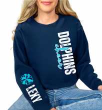 Load image into Gallery viewer, Customizable Cheer Vertical Tee | Sweatshirt
