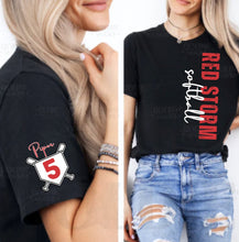 Load image into Gallery viewer, Vertival Softball with Sleeve Detail
