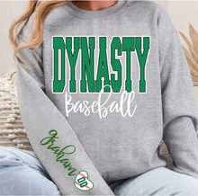 Load image into Gallery viewer, PD VARSITY SCRIPT W/HEART SLEEVE
