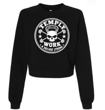 Load image into Gallery viewer, 10th Anni Crop Sweatshirt BLACK
