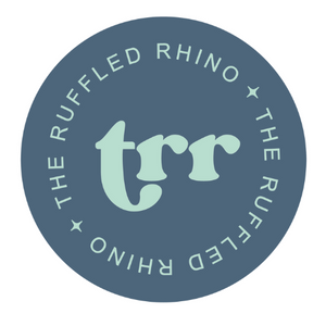 The Ruffled Rhino logo
