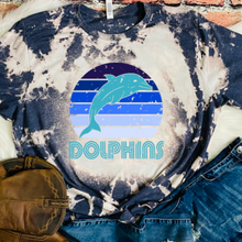 Load image into Gallery viewer, Dolphins Sunset Plain Tee
