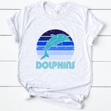 Load image into Gallery viewer, Dolphins Sunset Plain Tee
