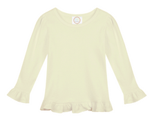 Load image into Gallery viewer, Girls Long Sleeve Ruffle Tee
