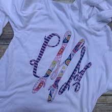 Load image into Gallery viewer, Youth Hooded Monogram Tee
